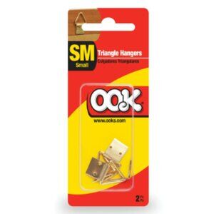 OOK Small Triangle Ring Hanger Brass Finish